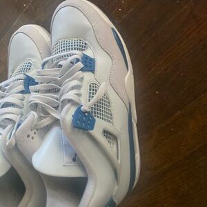 Jordan White and Blue Sneakers